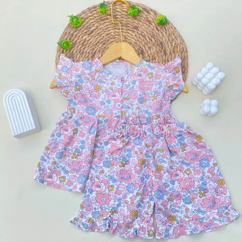 Setelan Anak Perempuan 1-6 Tahun / Setelan Anak Rayon Premium / Baju Anak Perempuan / Celana Anak Perempuan Katun Parsel