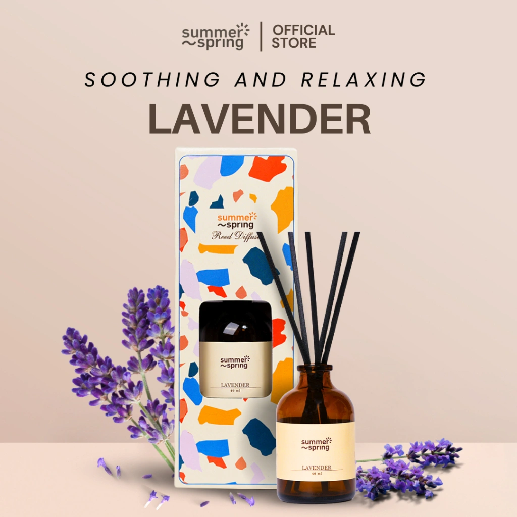 Pengharum Kamar Mandi / Pengharum Ruangan / Diffuser Aromatherapy / Lavender 40ML