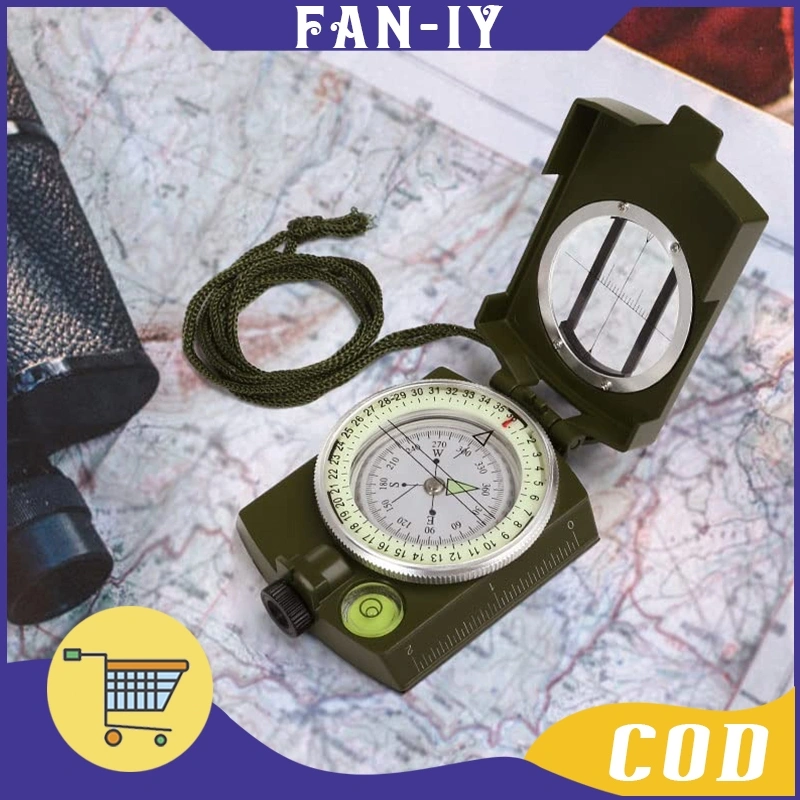 Military Compass / Kompas Portabel / Luminous Compass / Camping Outdoor Tools