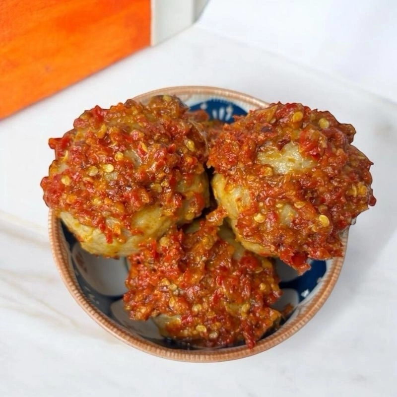 BAKSO URAT JUMBO KEJU MOZARELLA CHILI OIL PEDAS | 3 PCS | KEJU LUMER | MAKANAN INSTAN