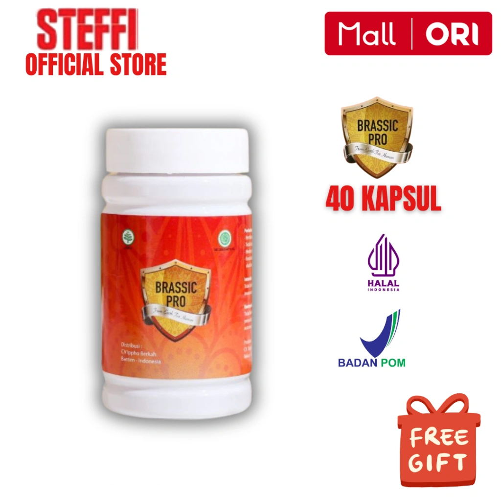Brassic Pro 40 Kapsul Original 100% Bantu Atasi Nyeri Sendi Sakit Pinggang Insomnia Susah Tidur