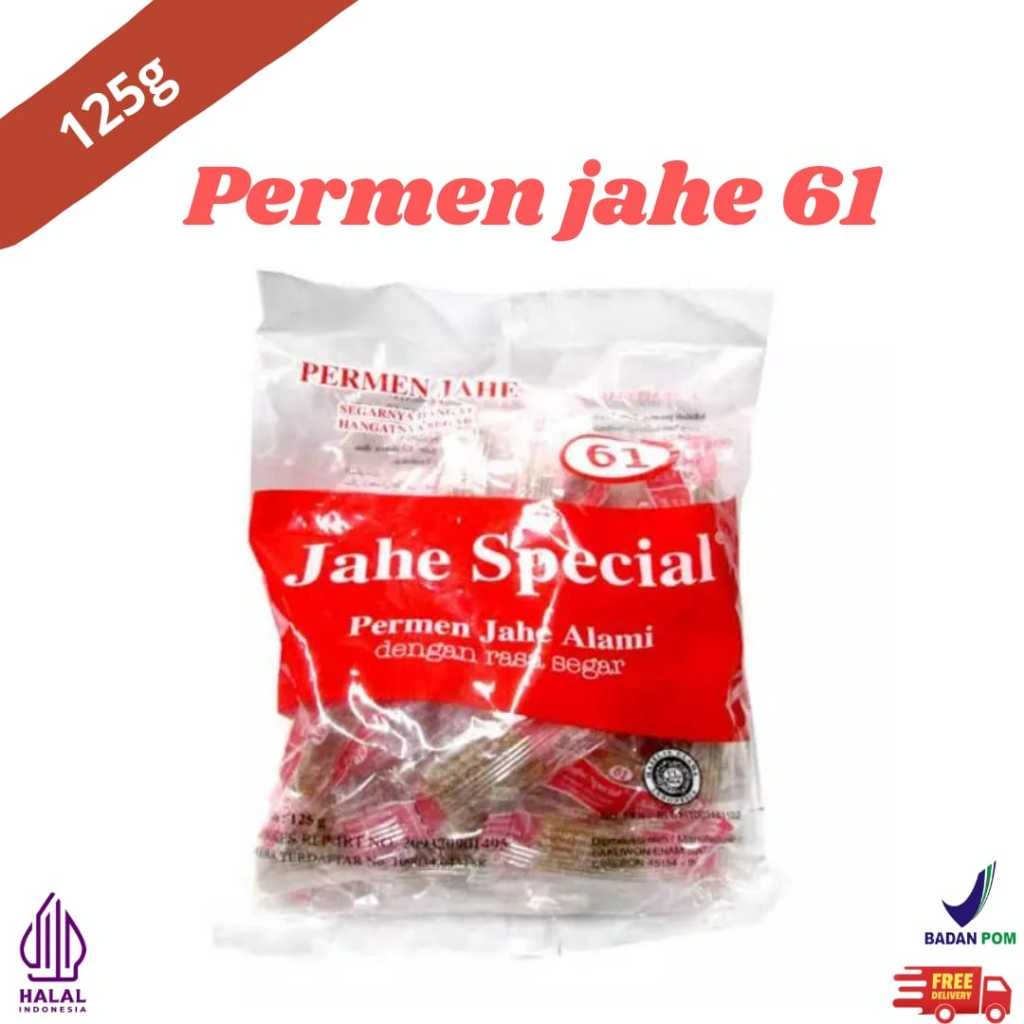 PERMEN - Permen Jahe 61 Spesial Khas Cirebon EXP DATE JANUARI 2027