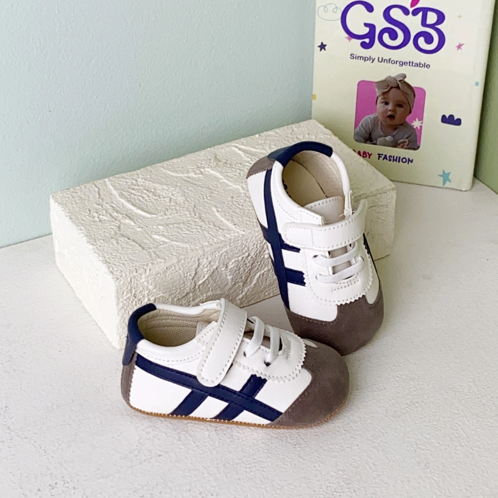 prewalker sepatu bayi laki laki perempuan umur 2-12 bulan model P42 Bepo Navy