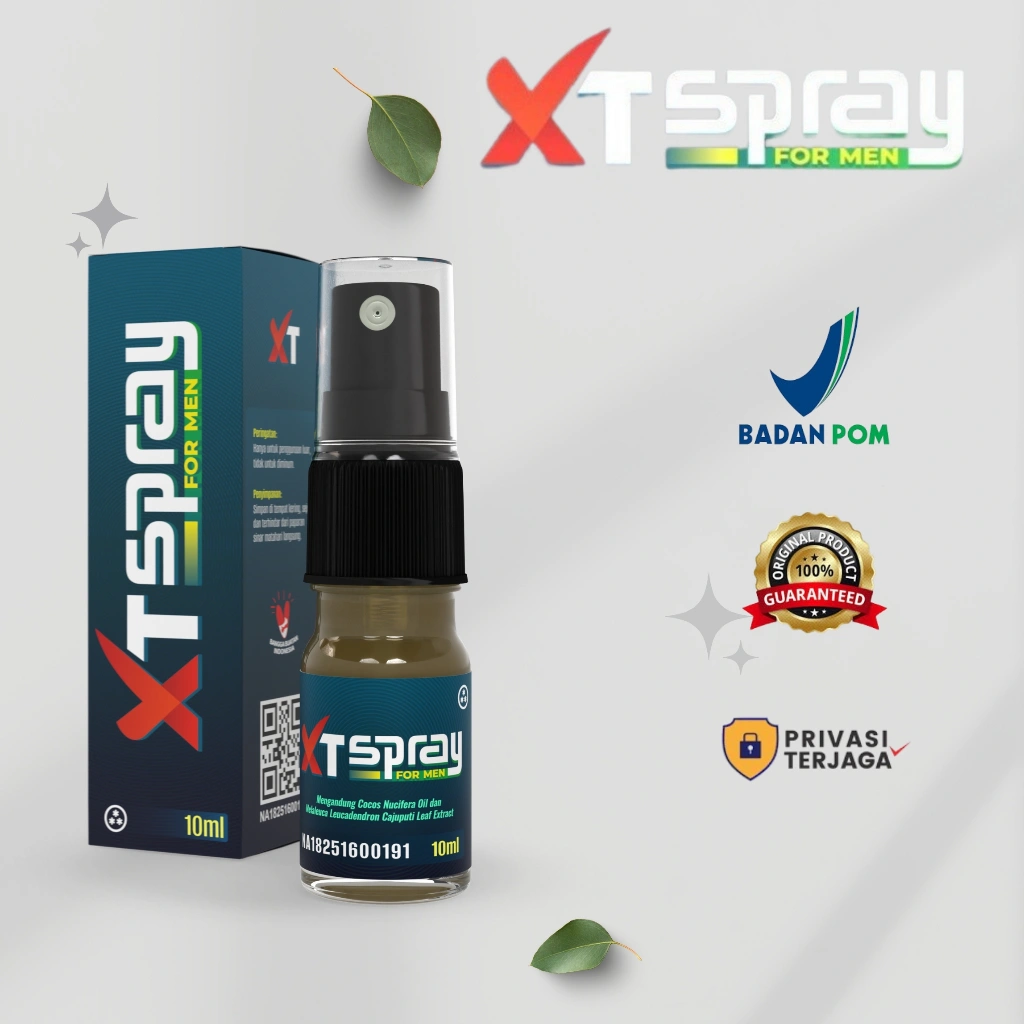 XTSPRAY Minyak Tubuh Obat Pria Tahan Lama Spray Obat Spray Kuat Oles Herbal Atasi_Edjakulasi Dini Paling Ampuh BPOM