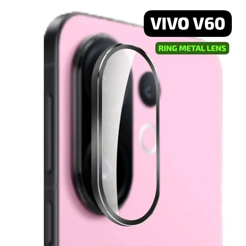 FERZIA - ANTI GORES RING METAL KAMERA HP VIVO V60 PELINDUNG LENSA HANDPHONE
