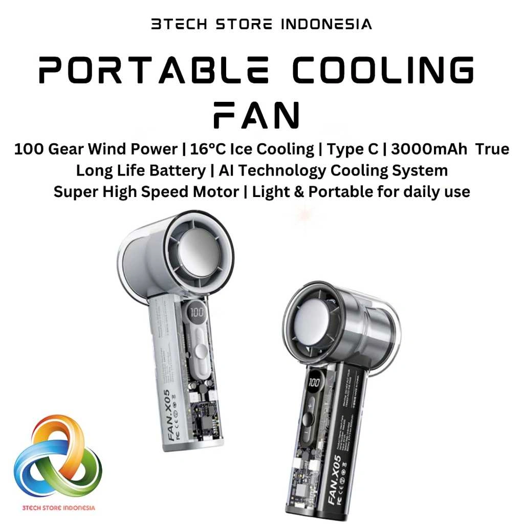 Kipas Angin Portable Dingin AC /Turbofan Portable Dingin AC / Handheld kipas angin AC FX 05