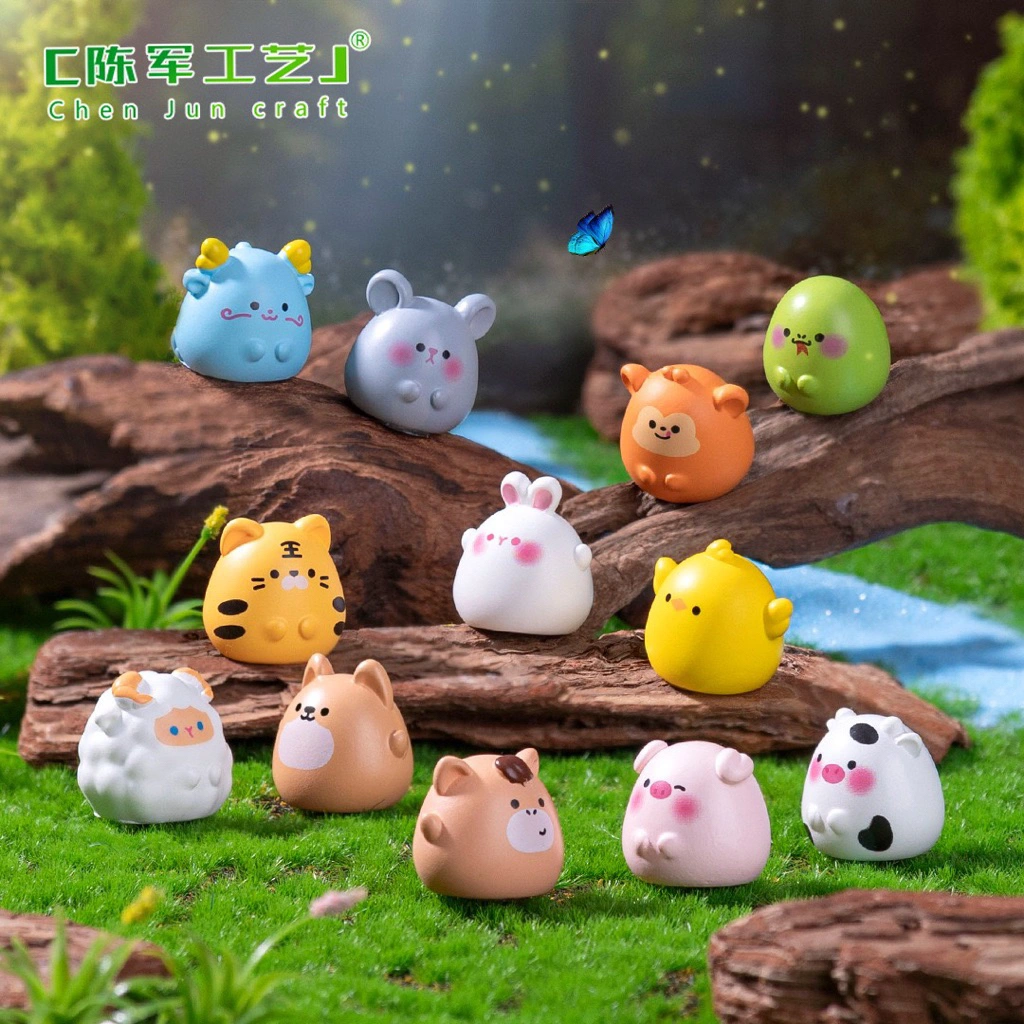 (1Pcs) C170 Figure 3D 12 Shio Gembul Lucu