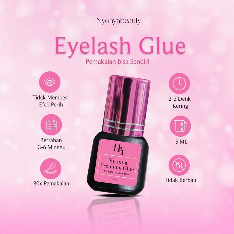 lem upgrade aja ,lem eyelash 3 - 6 minggu,Lem eyelash tidak perih,eyelash glue