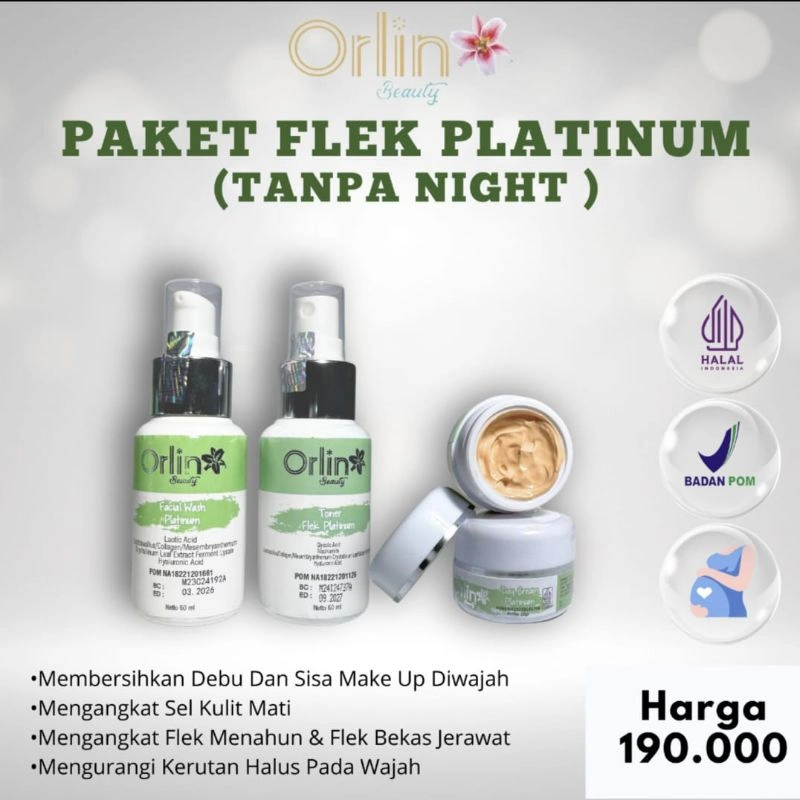 PAKET FLEK ORLIN BEAUTY(TANPA NIGHT CREAM)