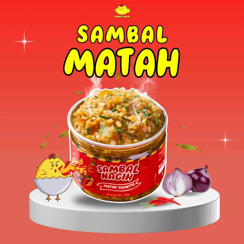 Sambal Nagih - Sambal Matah Toples Terenak di Indonesia
