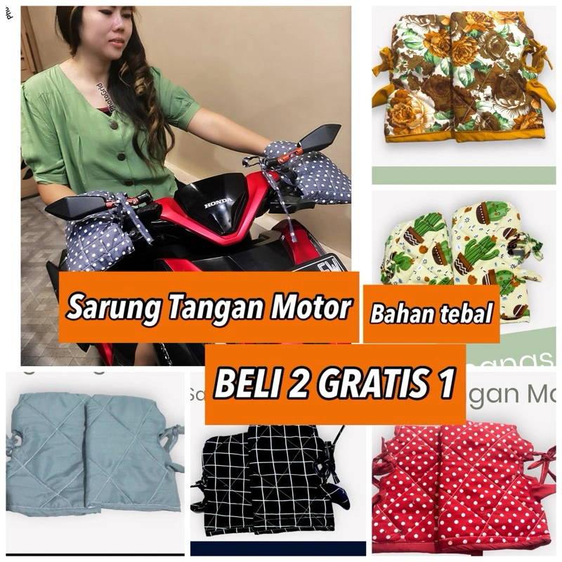SATAMO | Sarung Tangan Motor FURING Tebal | COD | MURAH