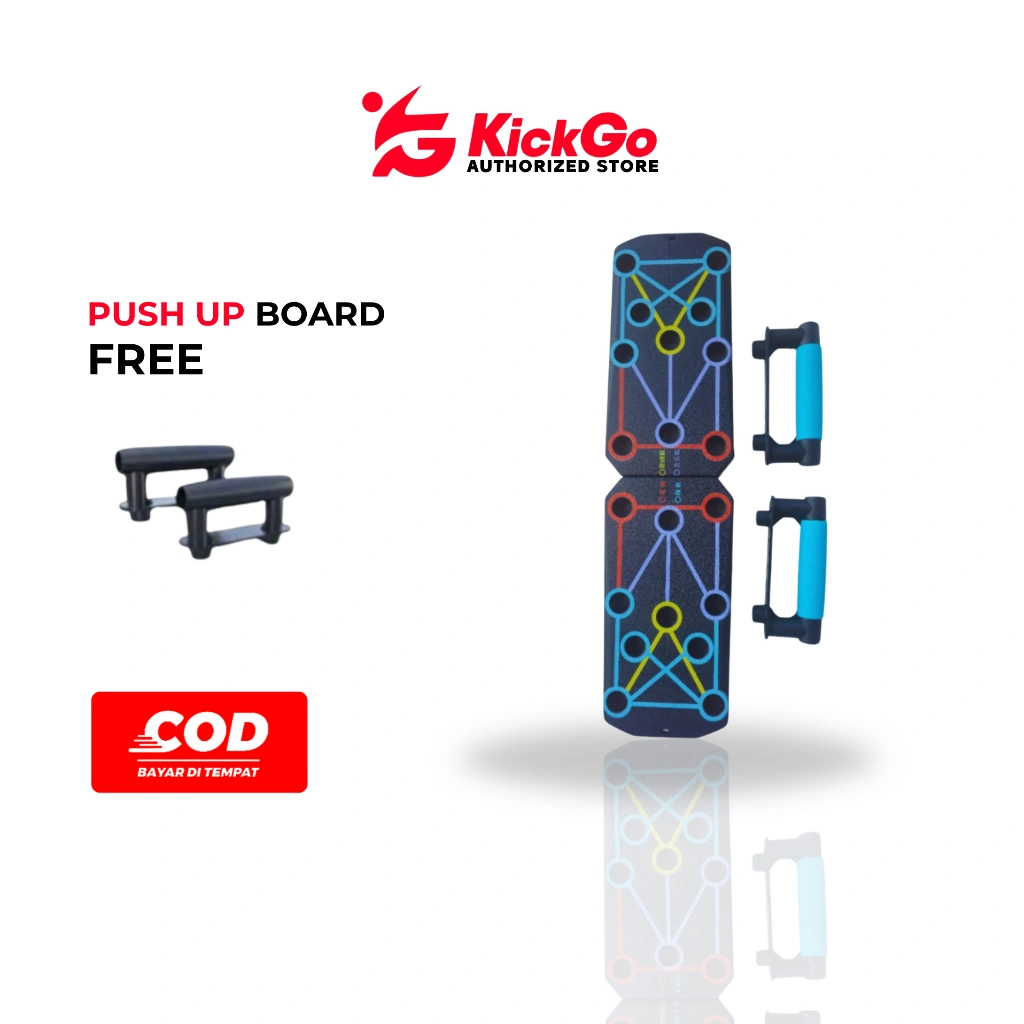 KickGo Papan Push Up Stand Board Fitness Alat Bantu Olahraga Gym Portable