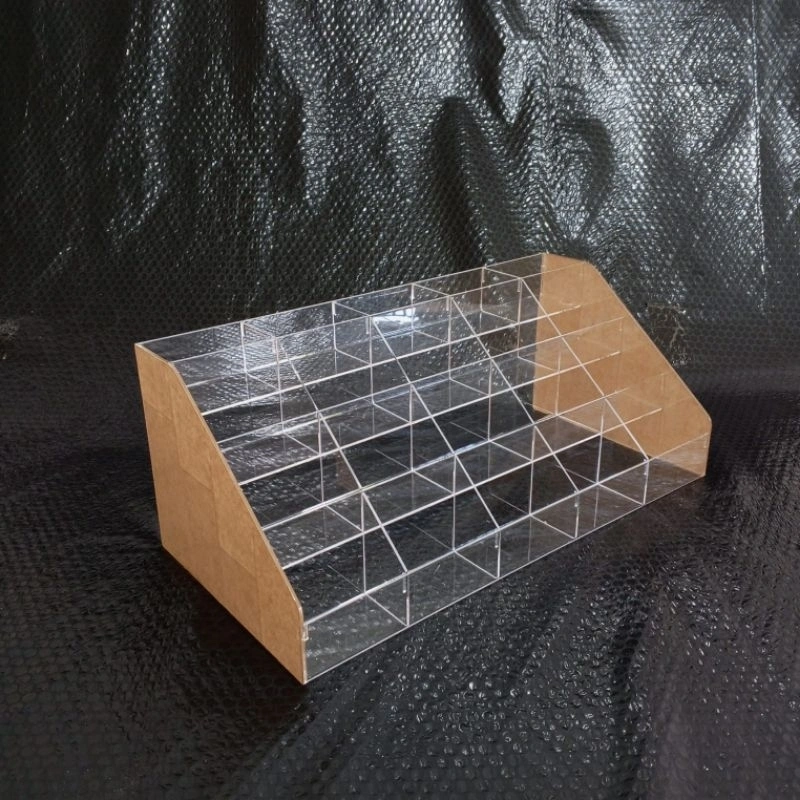 Akrilik rak serbaguna /tempat bumbu sachet