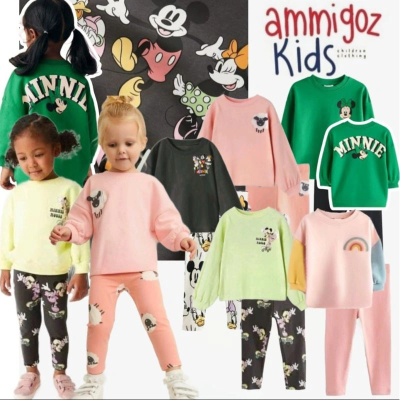 Setelan Anak perempuan atasan celana NEW model