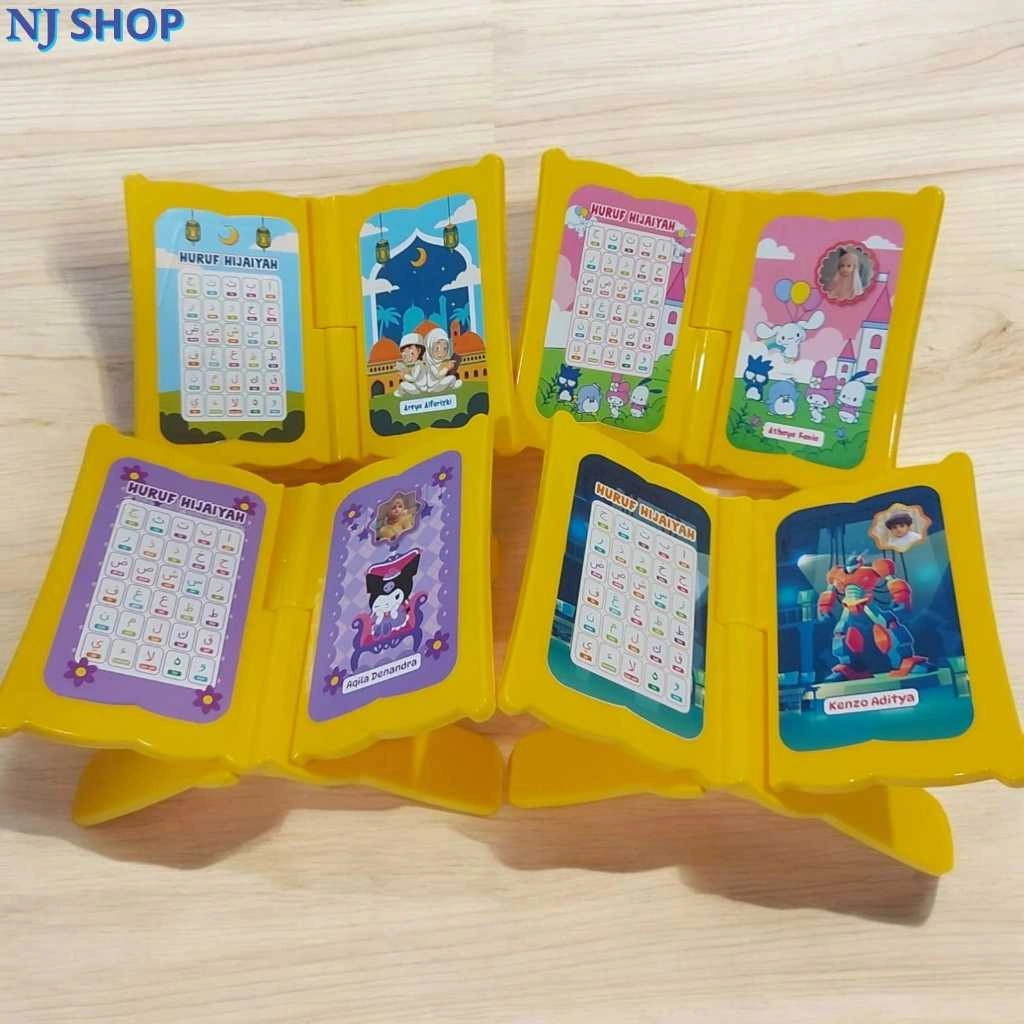 [REKAL]-Rekal Ngaji Anak Meja Alas  AlL-Quran Mengaji Lipat Custom Nama Anti Air TANPA PO