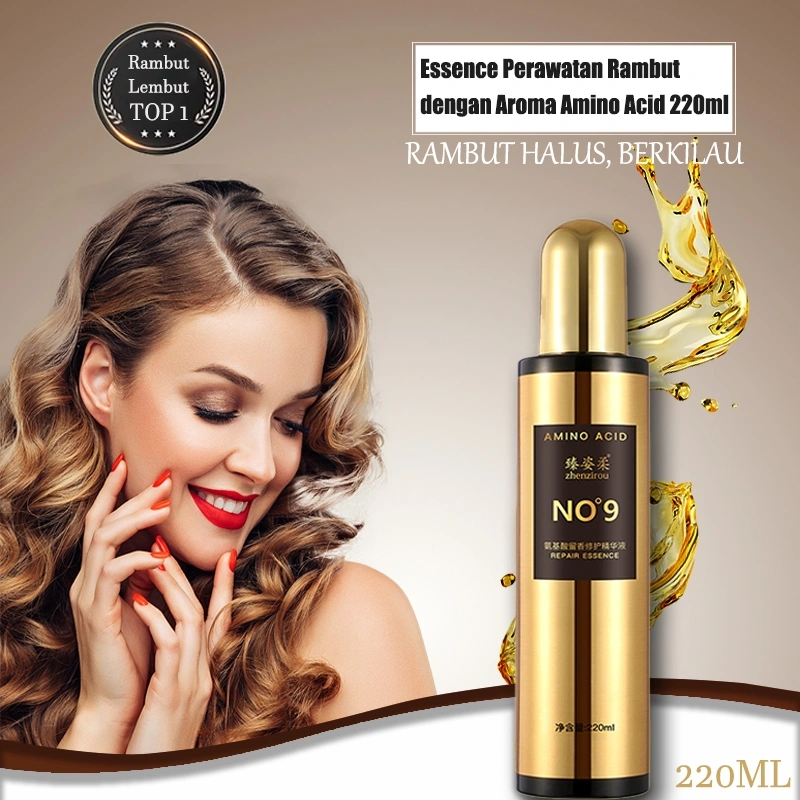 Hair Care Essential Oil 220ml Minyak Esensi Perawatan Rambut Asam Amino Hair Serum kilau/halus