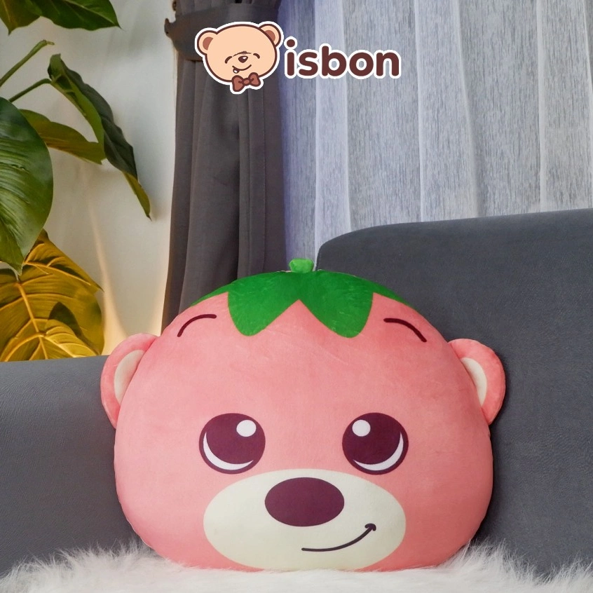 ISTANA BONEKA Bantal Kepala Beruang BERRY BEAR BTL Karakter Buah Untuk Traveling Bahan Halus Non Alergi Premium