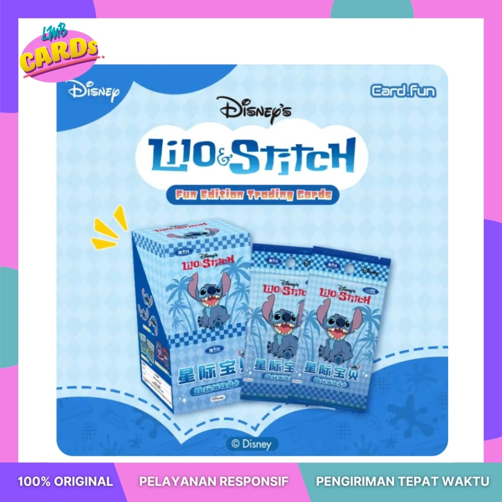[LMB Toys] Card Fun Lilo & Stitch TCG 1st Edition – Kartu Koleksi Original 100%