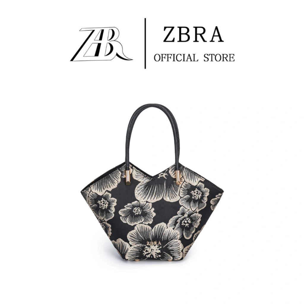ZBRA Floral Print Hand Bag Tas Selempang Wanita Tas Kondangan Tas Pesta #9001