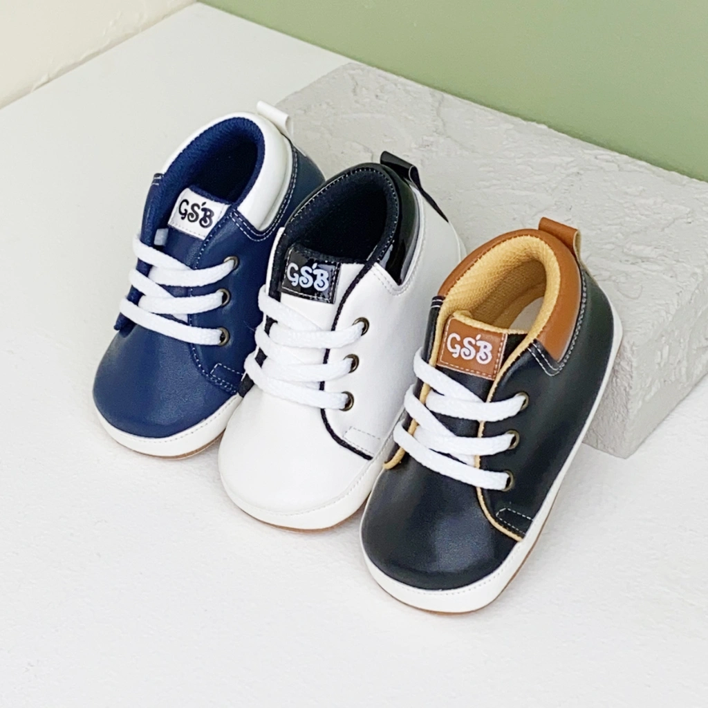 prewalker sepatu bayi laki laki umur 2-12 bulan model Tali Boots Terbaru Ringan Empuk dan Lembut