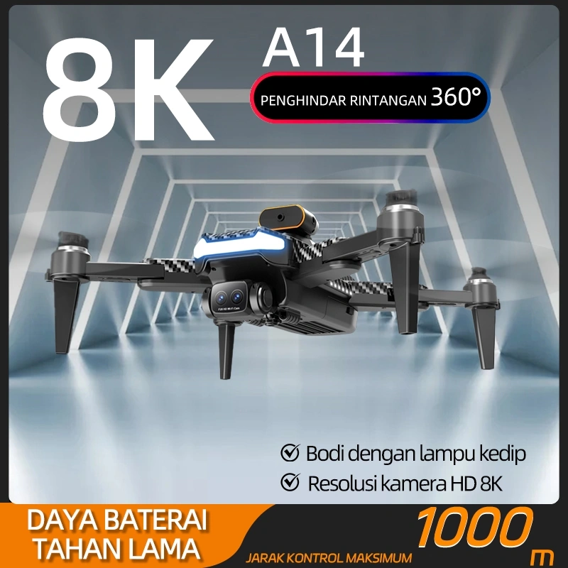 A14 GPS Drone kamera jarak jauh fotografi udara profesional murah dual camera drone premium laki-laki pria ulang tahun kado hadiah