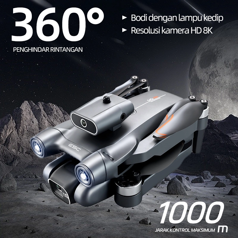 S1S Drone kamera jarak jauh fotografi udara profesional murah dual camera drone premium laki-laki pria ulang tahun kado hadiah