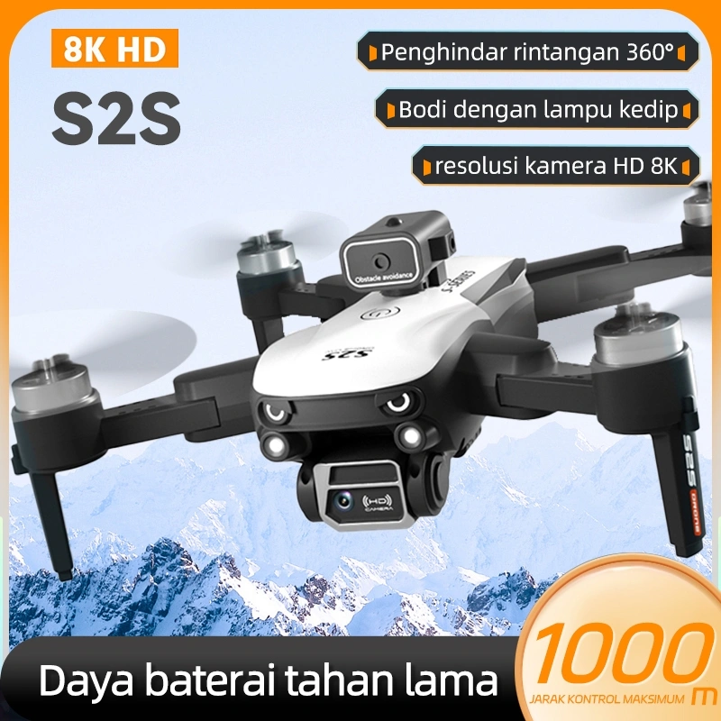 S2S Drone kamera jarak jauh fotografi udara profesional murah dual camera drone premium laki-laki pria ulang tahun kado hadiah