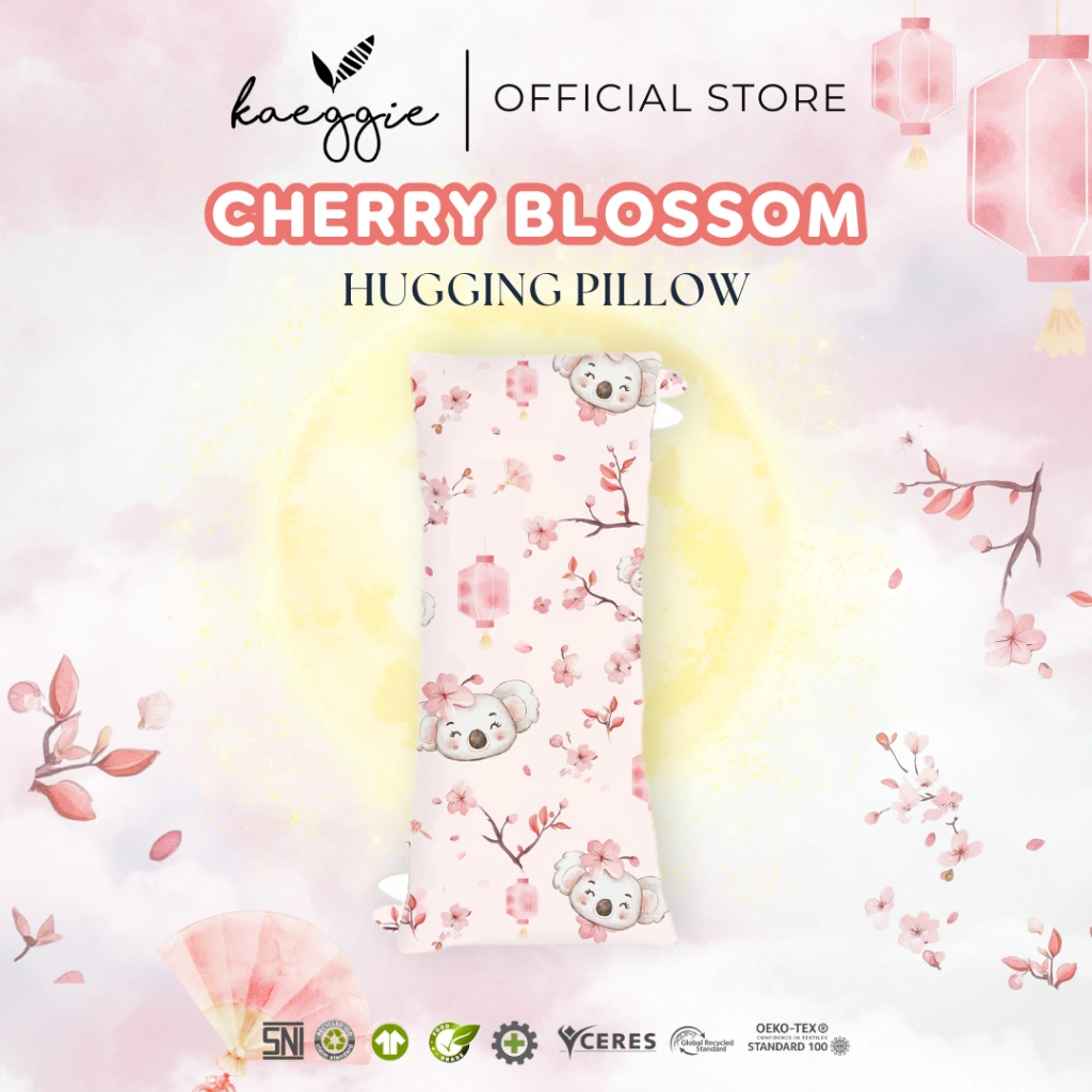 KAEGGIE Hugging Pillow Cherry Blossom - Bantal Bayi Anak