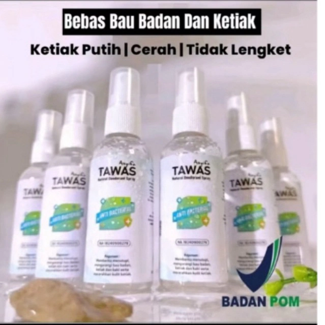 PAKET ISI 6  Tawas deodoran spray asyifa 60ml