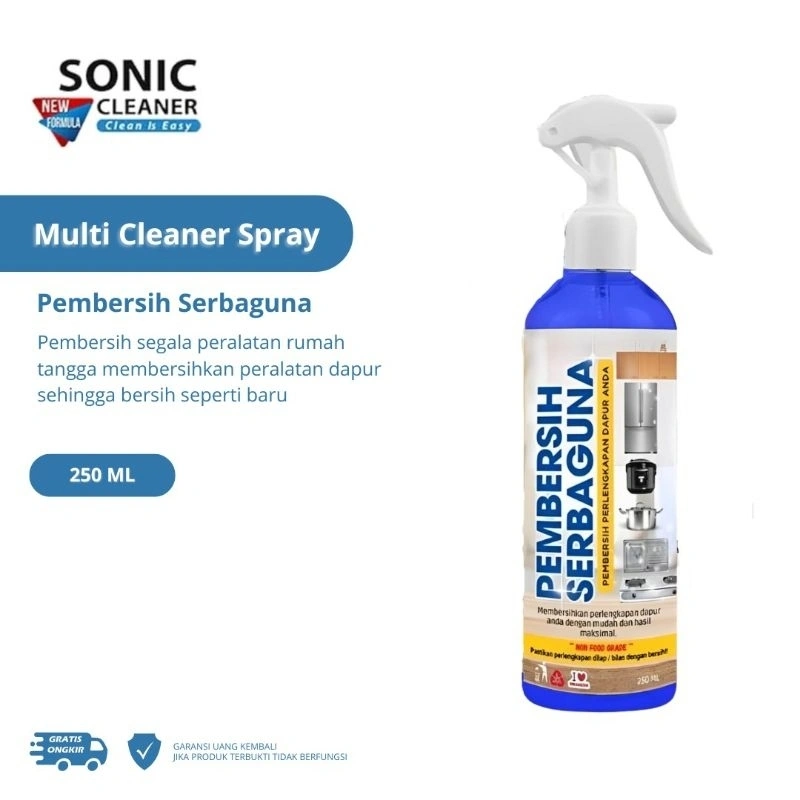 SONIC CLEANER 250ml Pembersih Peralatan Dapur Cairan Serbaguna