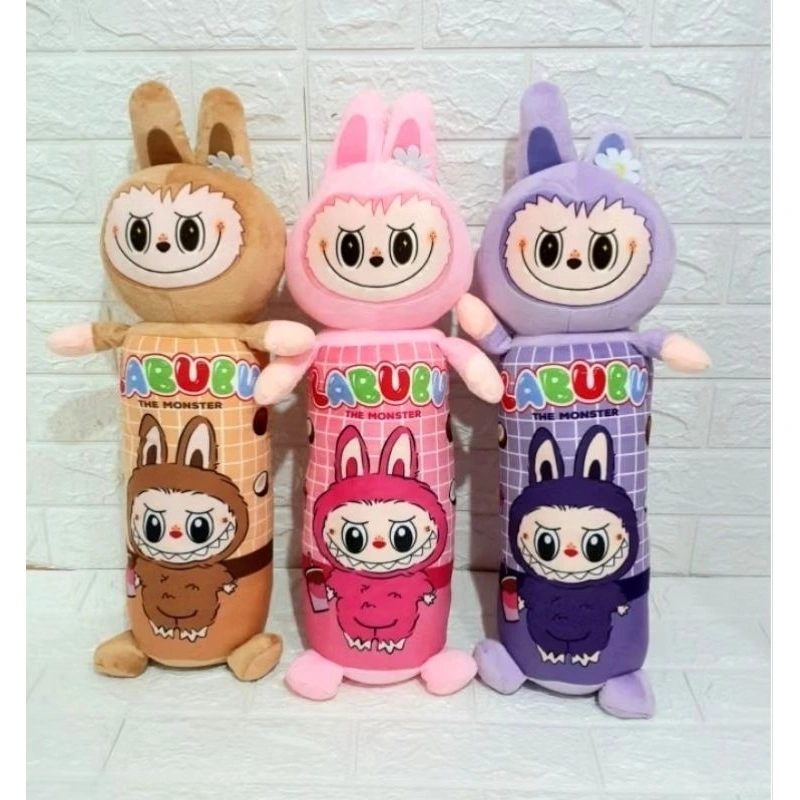 Guling Boneka Anak Labubu Pop Mart The Monsters Bahan Yelvo Halus Berlabel SNI