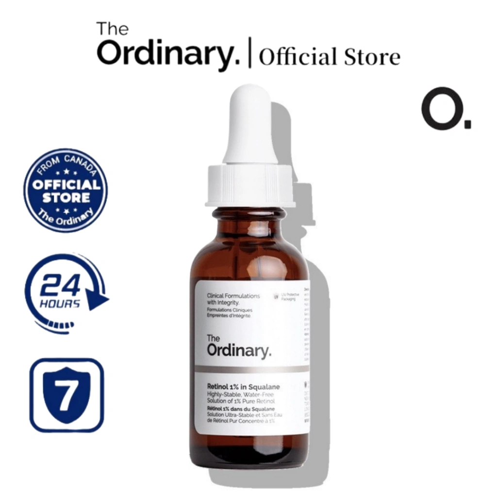 The Ordinary Retinol 0.2%/0.5%/1% in Squalane 30ml Improve Skin tone & Improve Wrinkles