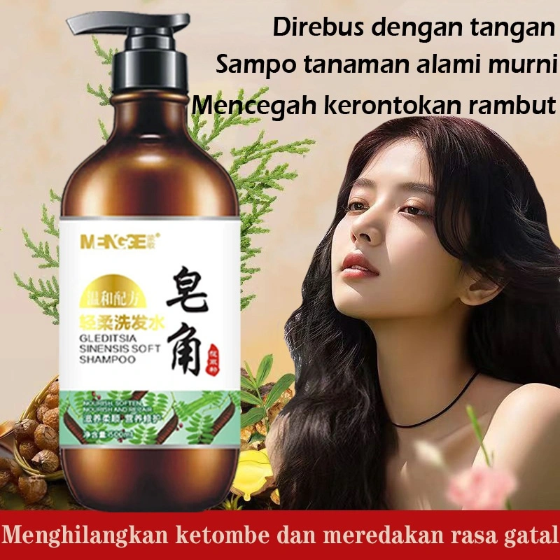 Shampo Minyak Argan 500ML Anti ketombe Anti rontok rambut Sampoo Memberi nutrisi pada akar Rambut