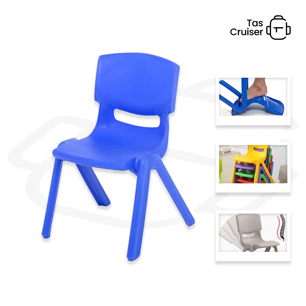 TASCRUISER Meja Kursi Belajar Anak Ergonomis dengan Material Aman untuk TK dan PAUD