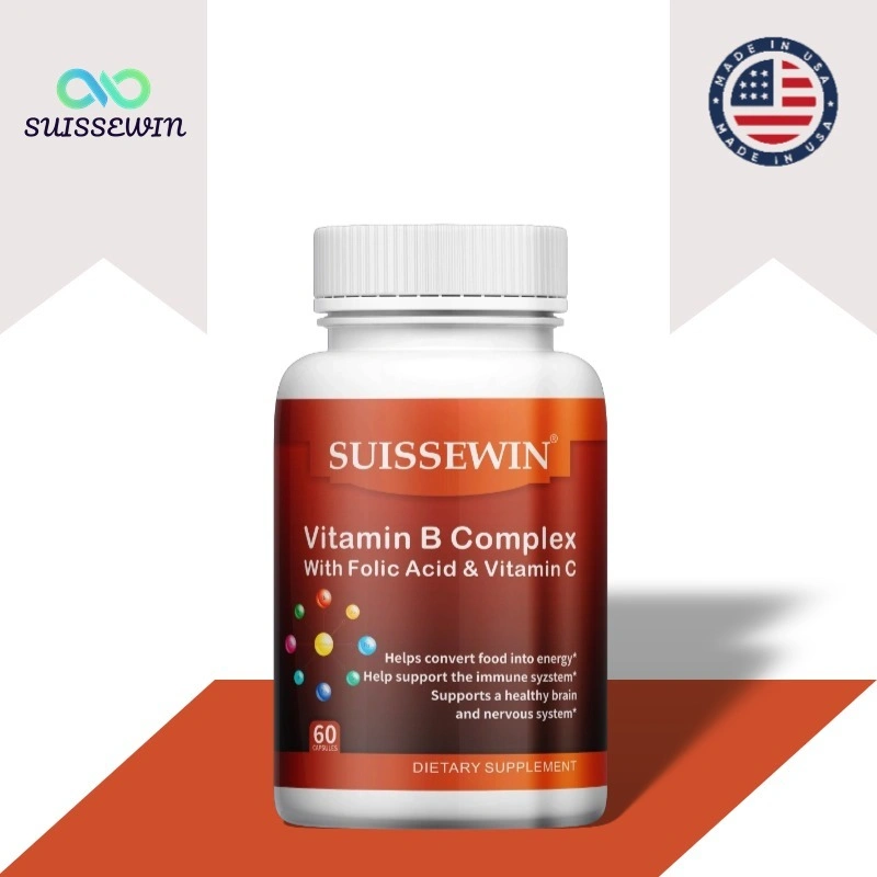 Vitamin B kompleks, biotin B1 B2 B3 B6 B12, meningkatkan energi dan kekebalan sel, suplemen vitamin, mengandung asam folat