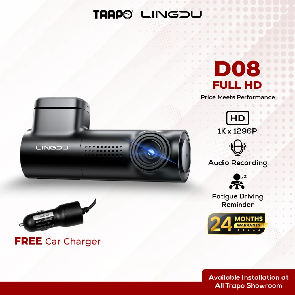 Lingdu Dashcam D08 - 1296P