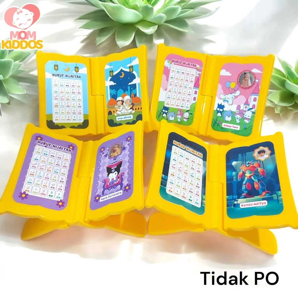 Meja Lipat Rekal Alas Ngaji Anak Custom Bahan Plastik Kuat Anti Air Tanpa PO (MNK)