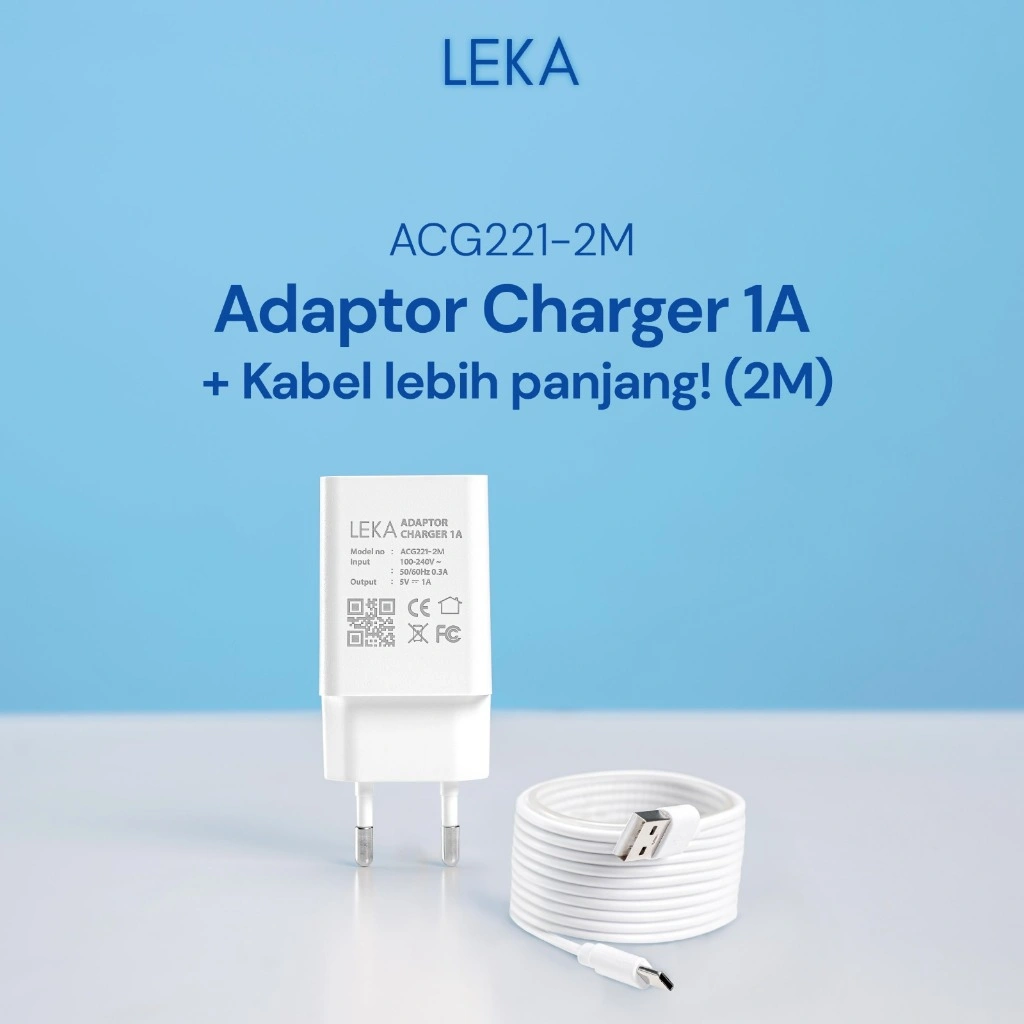 LEKA - Adaptor Charger - Aksesoris untuk Produk Berbaterai