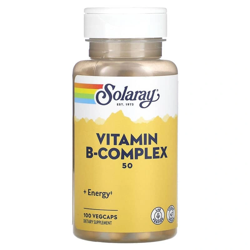 Solaray VItamin B Complex 50 - 100 VegCaps