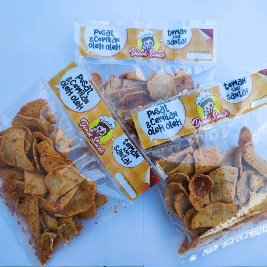 KERUPUK KERIPIK BASRENG PEDAS KUNID