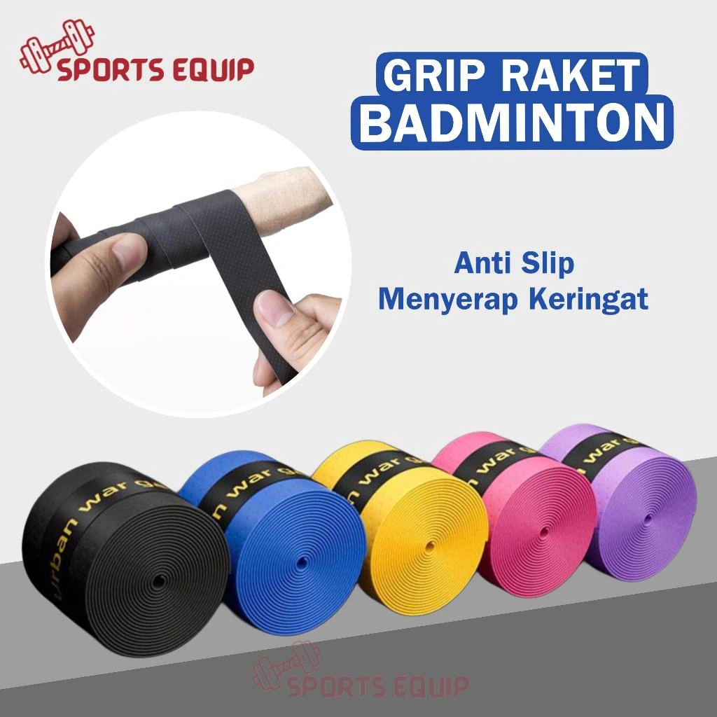 S.E - GRIP Raket Badminton SE036 / Handgrip Anti Slip Olahraga Bulu Tangkis - KOK Badminton Bahan Nylon