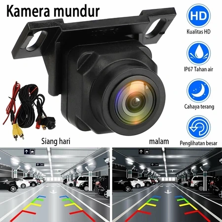 Universal HD 170 Derajat Anti Air Dengan night vision Lensa Fisheye 170 Derajat/Kamera Mundur Parkir Mobil Kamera Belakang Mobil