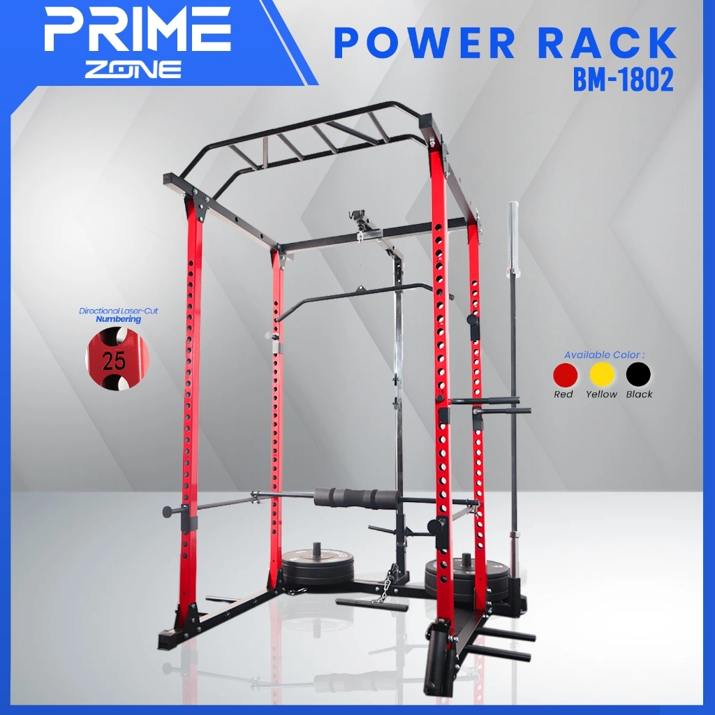 BODYMASTER Power Rack BM-1802 - Home Gym Power Cage Bench Press Squat