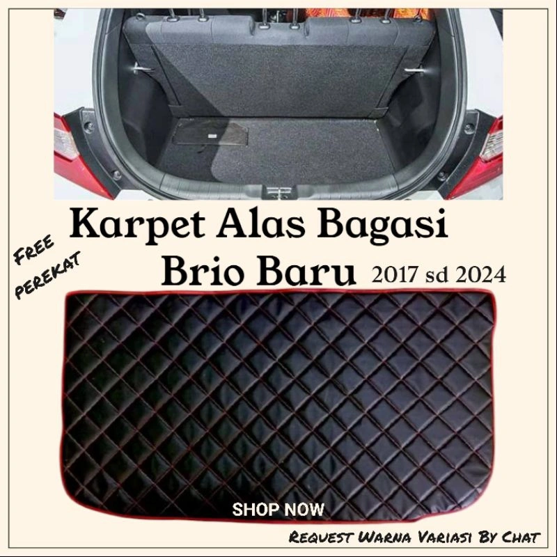 Paket HONDA BRIO RS SATYA Cover Alas Dashboard Set Alas Bagasi aksesoris pelindung interior