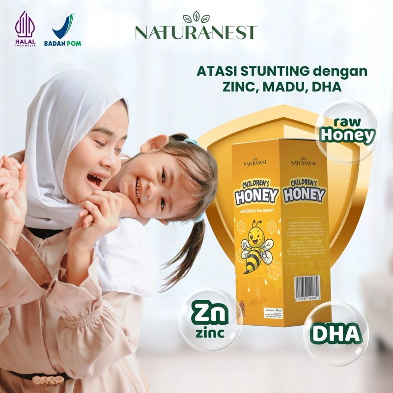 NaturaNest Children’s Honey - Madu Multivitamin Penambah Nafsu Makan Anak