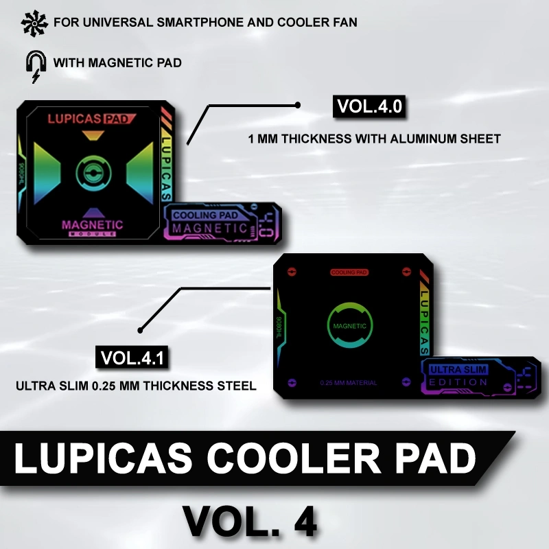 LUPICAS COOLING PAD HEATSINK CHAMBER PENDINGIN SMARTPHONE MAGNETIC PAD VOL.4 MODEL KAMERA BESAR