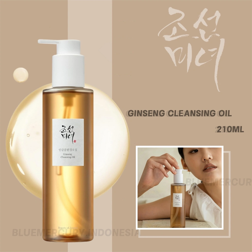 Beauty of Joseon Ginseng Cleansing Oil 210ml Korea Cleansing Oil Waterproof Makeup Remover for Sensitive Acne-Prone Facial Skin.