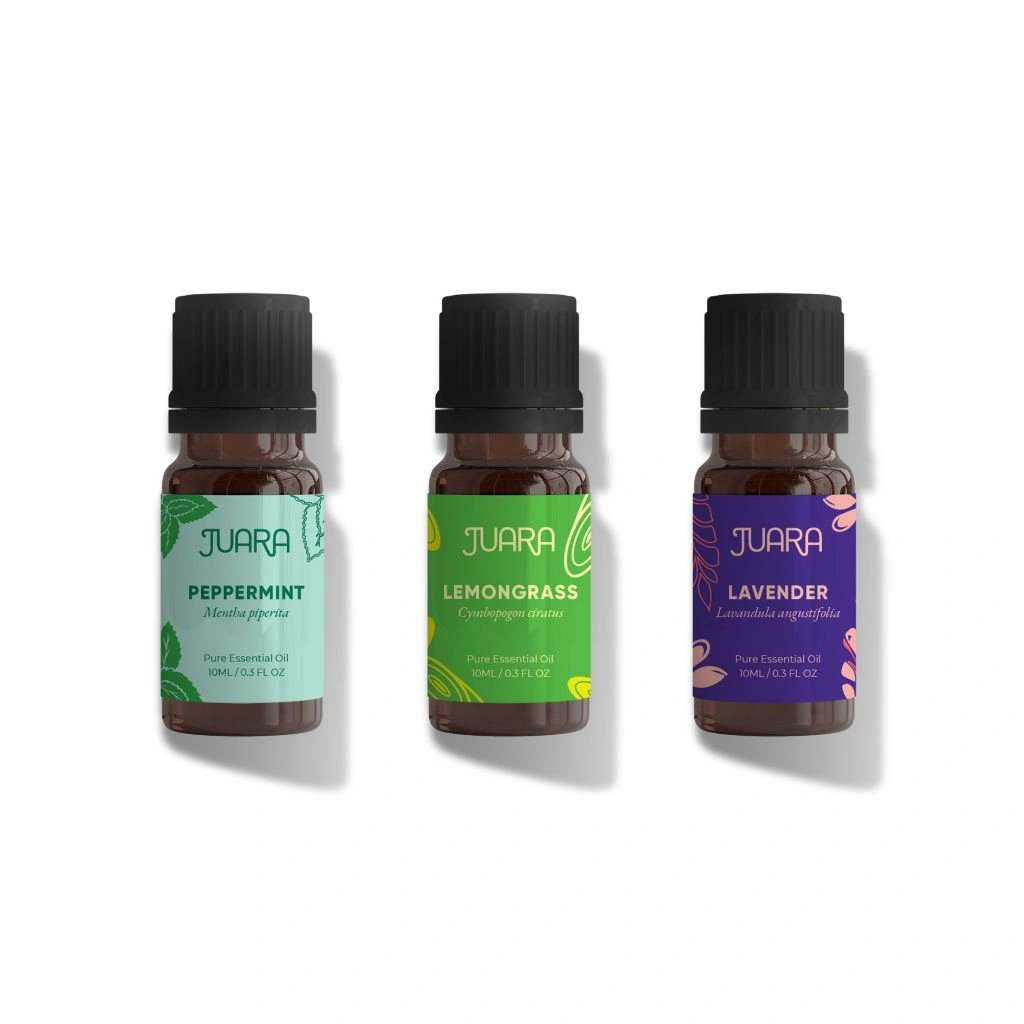 JUARA Pure Essential Oils (Peppermint-Lavender-Lemongrass)