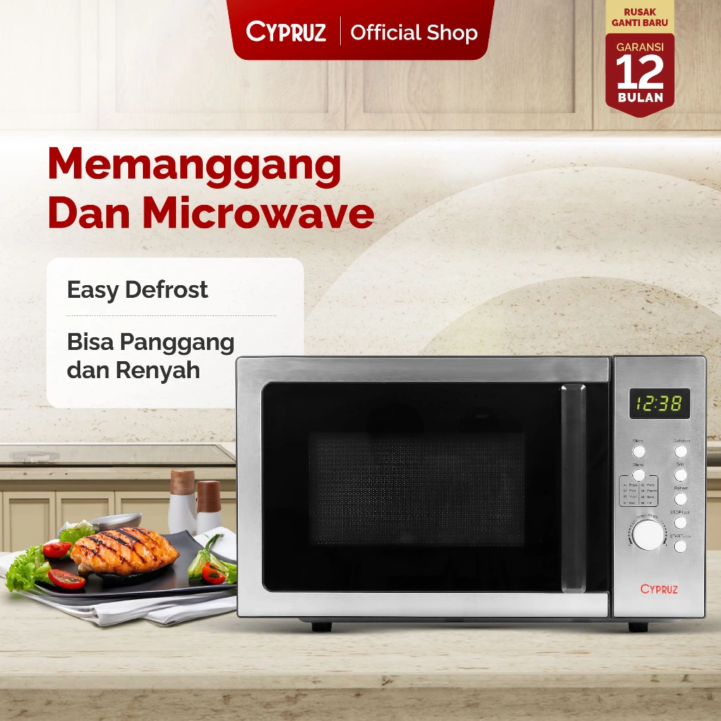 Cypruz Digital Microwave Grill 23 Liter