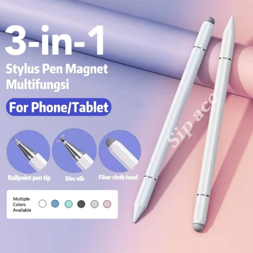 Stylus Pen Universal 3 In 1 Stylus Pen For Ipad Android Tablet Samsung Huawei IOS Xiaomi Smart Pencil Stylus Magnetic Pen